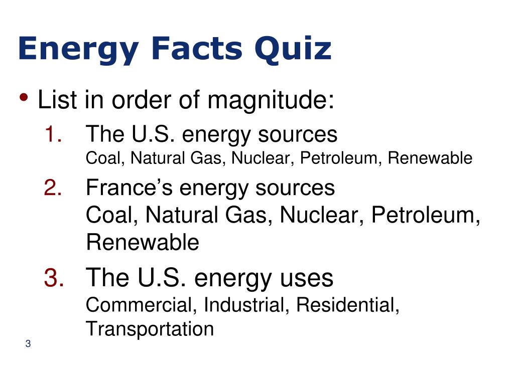 Energy Trivia PPT - Understanding the Dynamics of the Energy Market: Insights and ...