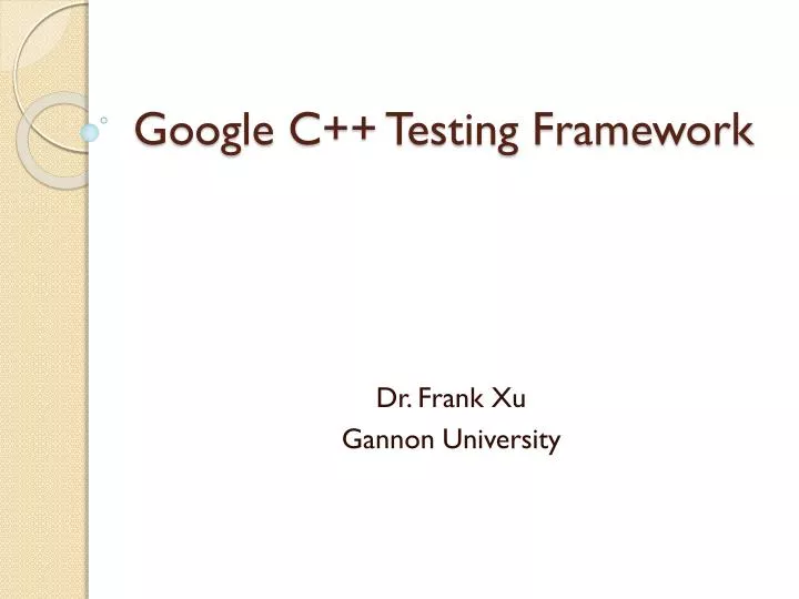 Google C Testing Framework _ Google Test Tutorial Pdf – TSCPU