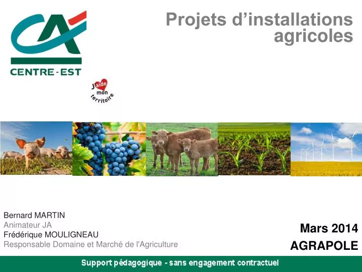 PPT  Projets d’installations agricoles PowerPoint Presentation, free