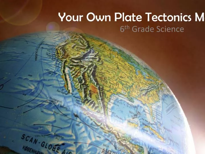 your own plate tectonics map n.