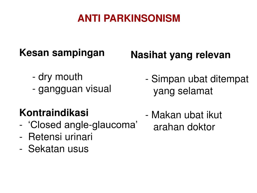 PPT - ANTI PARKINSONISM PowerPoint Presentation, free 