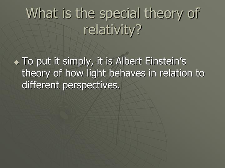 Ppt Special Theory Of Relativity Powerpoint Presentation Id 4381304