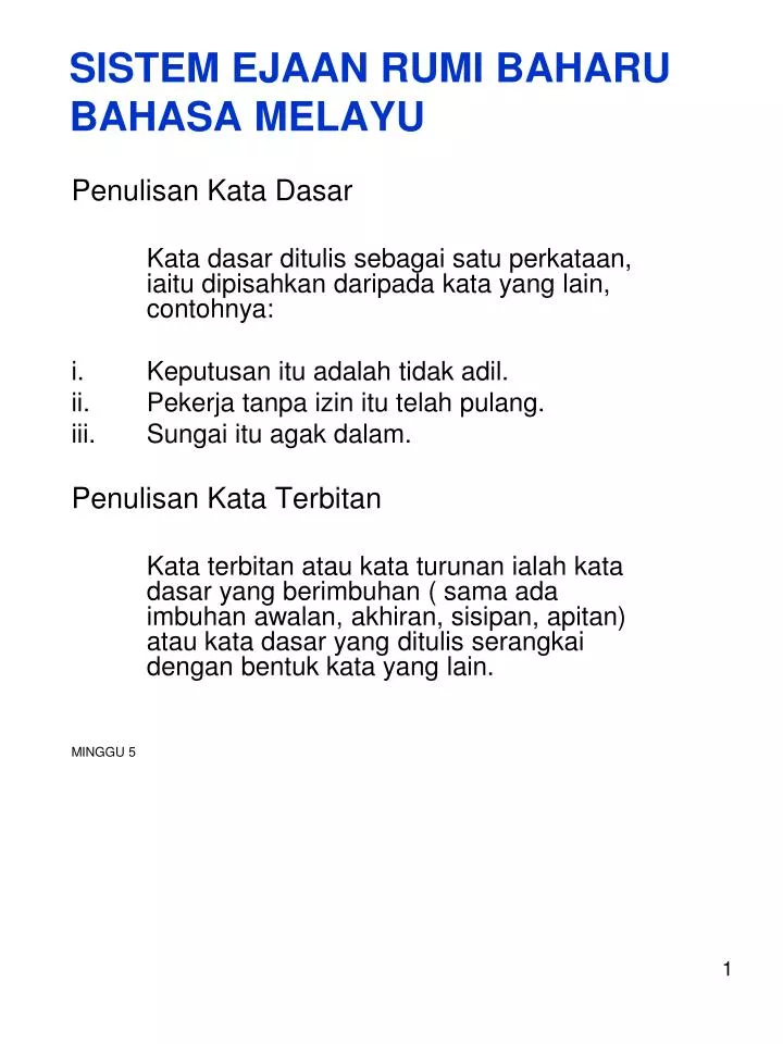 Sistem Ejaan Rumi Bahasa Melayu