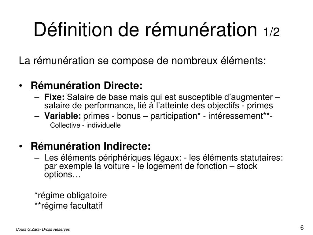PPT - Stratégie RH et Politique de Rémunération PowerPoint Presentation -  ID:4383769