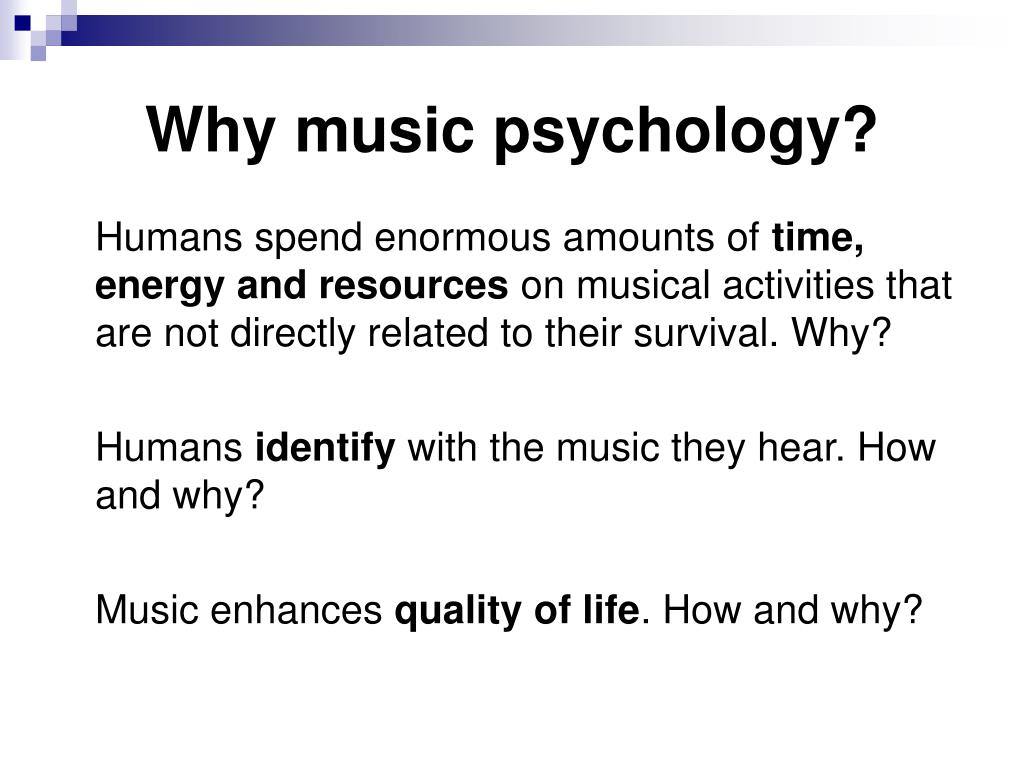 music psychology thesis