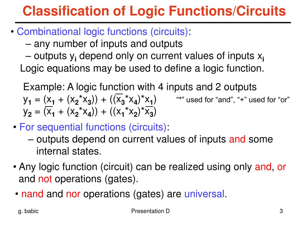 Boolean functions