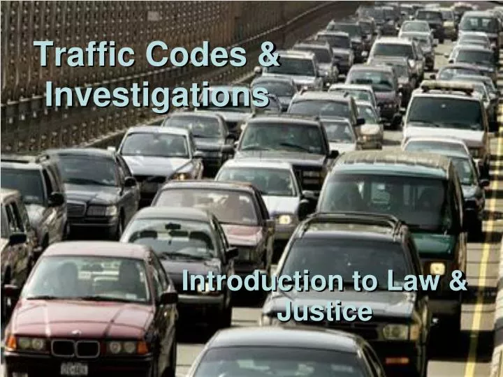 traffic codes investigations n.