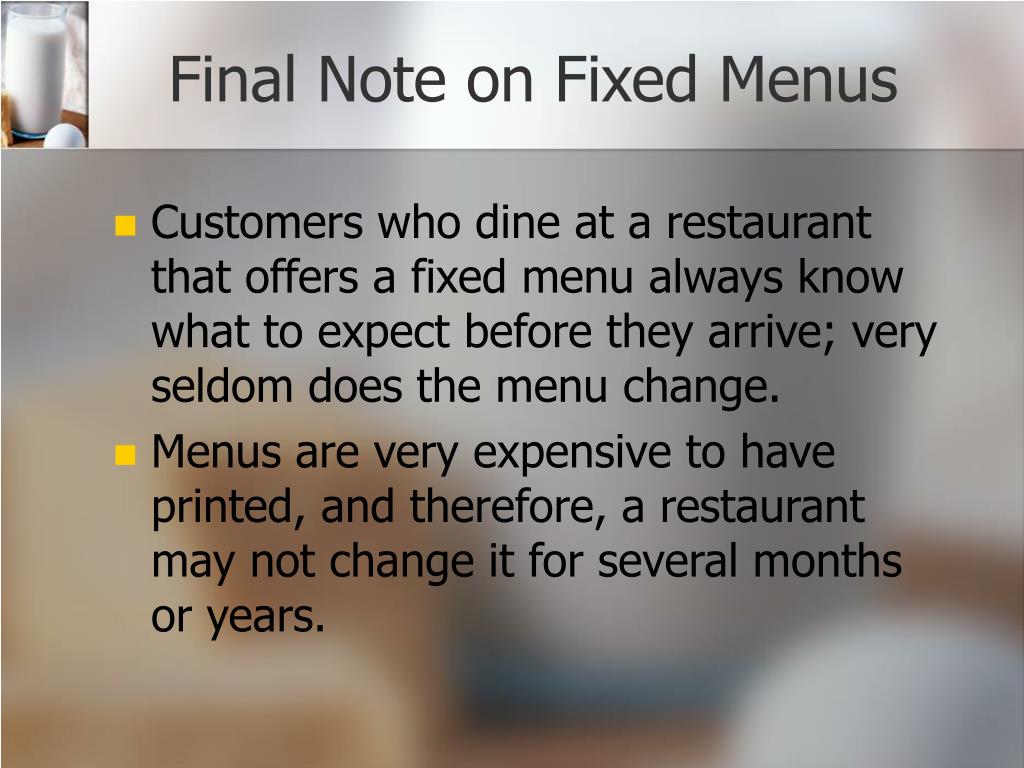 PPT Menu Planning PowerPoint Presentation, free download ID4388836