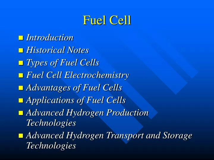 fuel cell n.