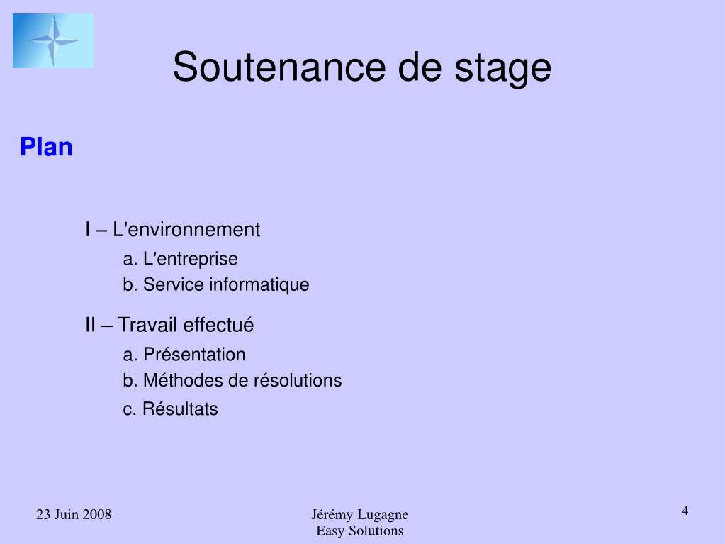 Ppt Soutenance De Stage Powerpoint Presentation Free Download Id