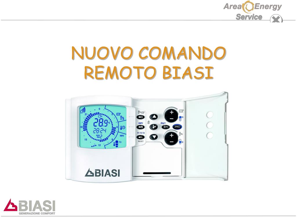 PPT - NUOVO COMANDO REMOTO BIASI PowerPoint Presentation, free download -  ID:4389504