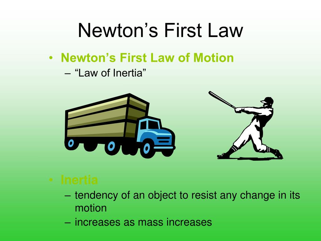 first law of motion