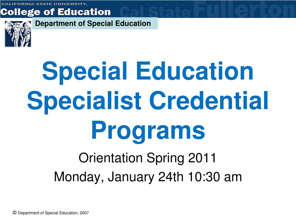 Special Education Credential National University Special Education Credential National University