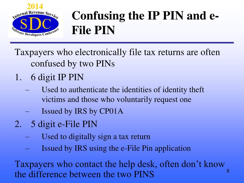 Ppt The Identity Protection Pin And The E Authentication