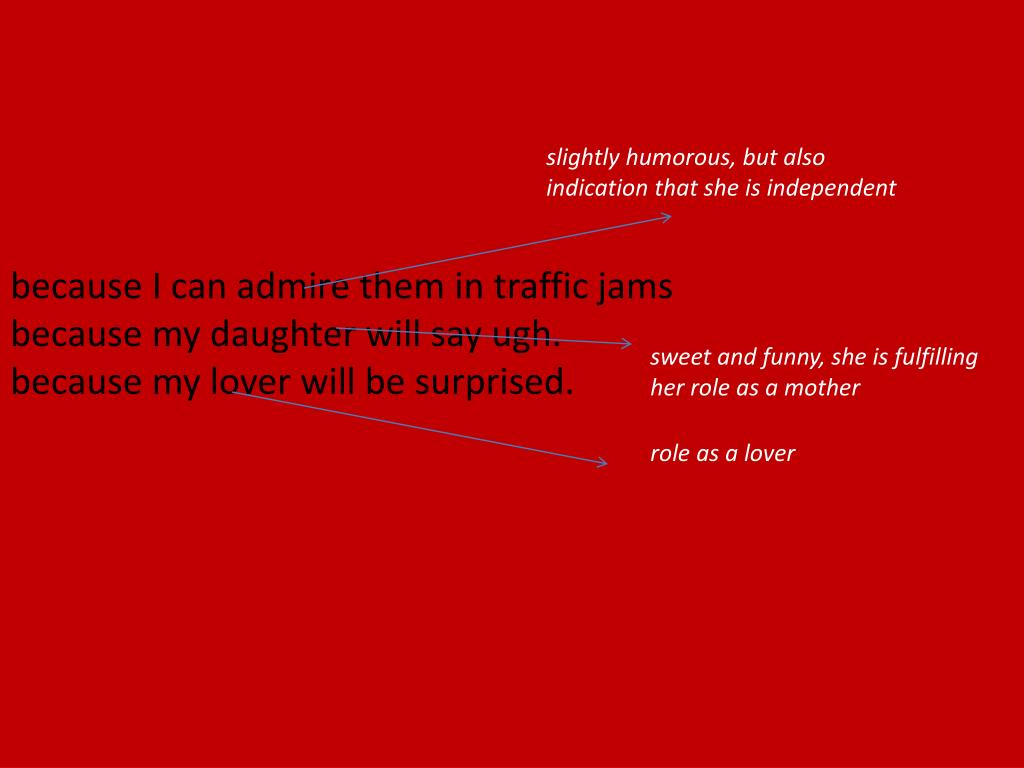 PPT I Shall Paint My Nails Red by Carole Satyamurti (pg 29