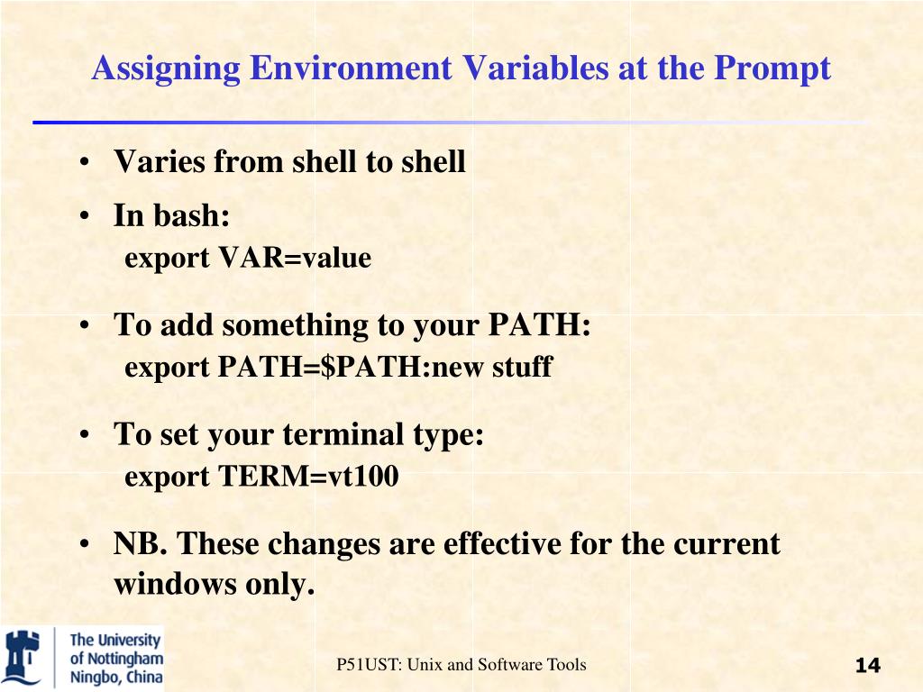 PPT - Unix and Software Tools (P51UST) Shell Programming PowerPoint ...
