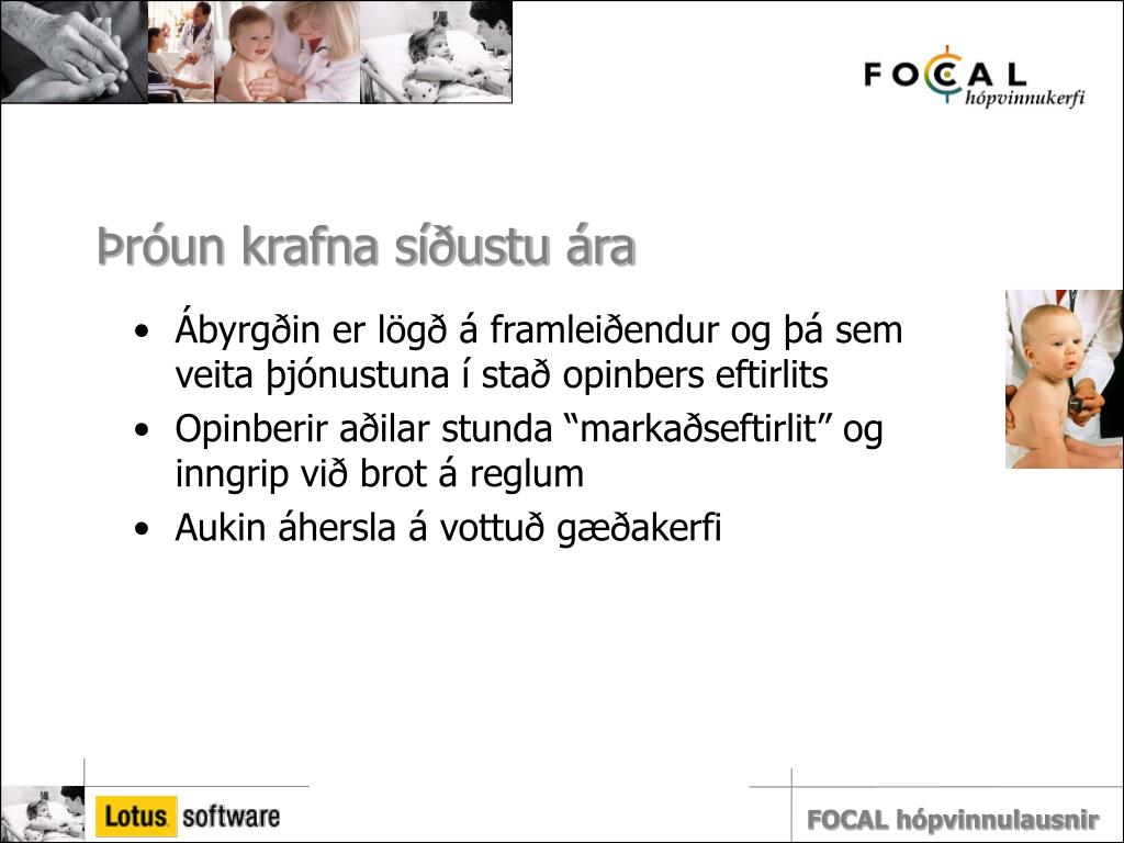 PPT - FOCAL Gæðastjórnun og alþjóðlegar kröfur PowerPoint Presentation -  ID:4392232