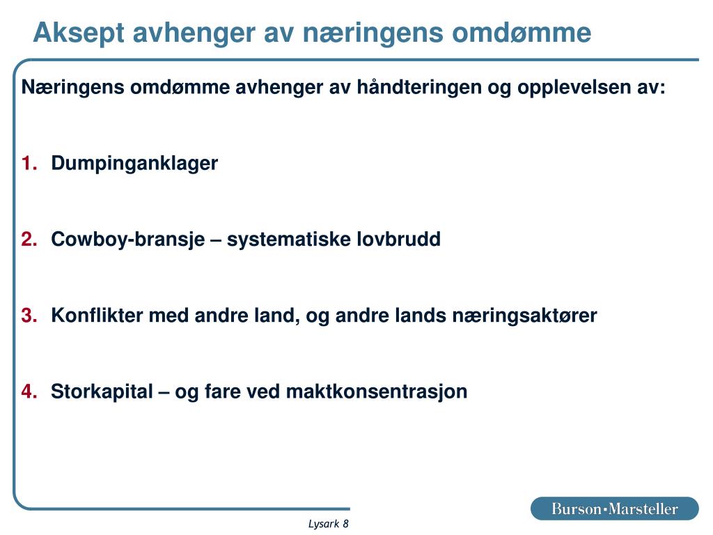 PPT - Aksept For å Utnytte Kysten PowerPoint Presentation, Free ...