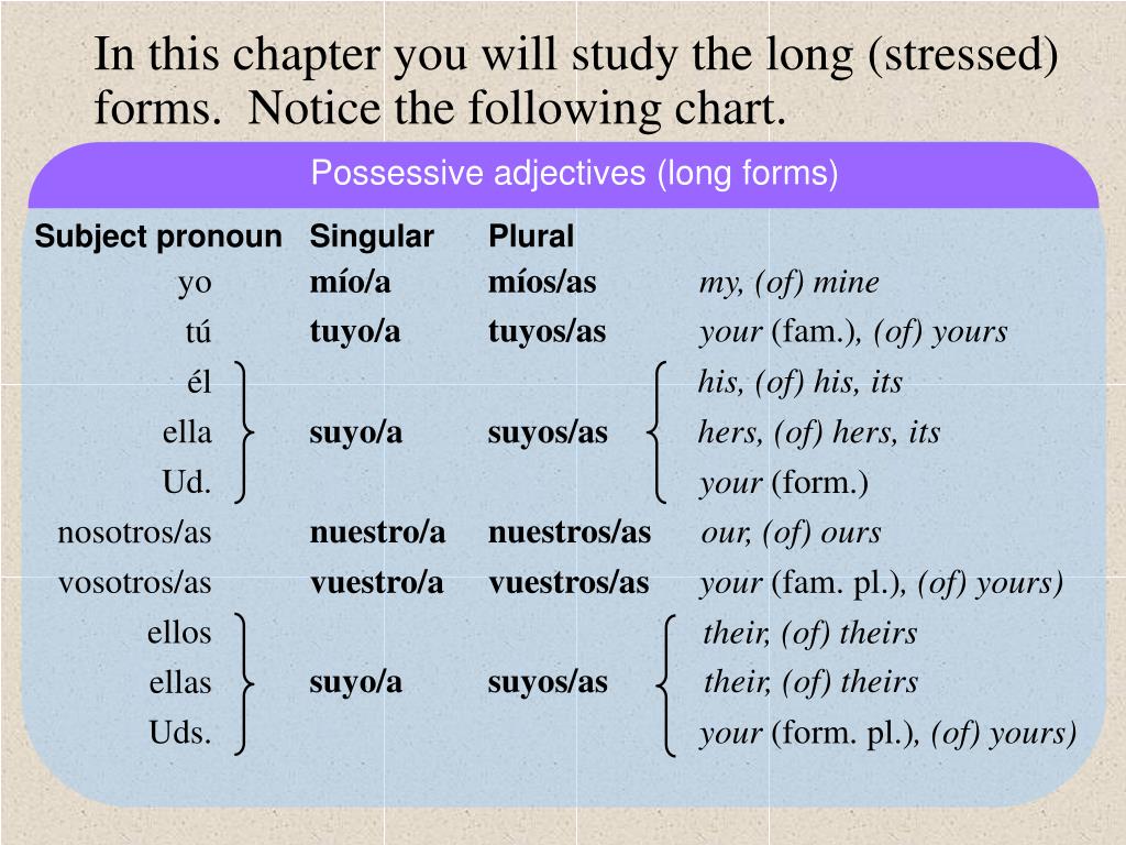 ppt-long-form-possessive-adjectives-and-pronouns-powerpoint