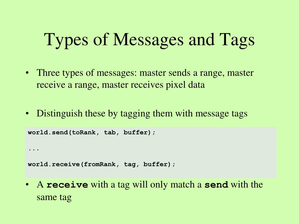 Message Handling Types PPT - Computer Science 320 PowerPoint Presentation, free download - ID ...