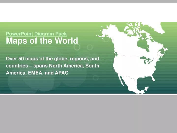 PPT PowerPoint Diagram Pack Maps Of The World PowerPoint