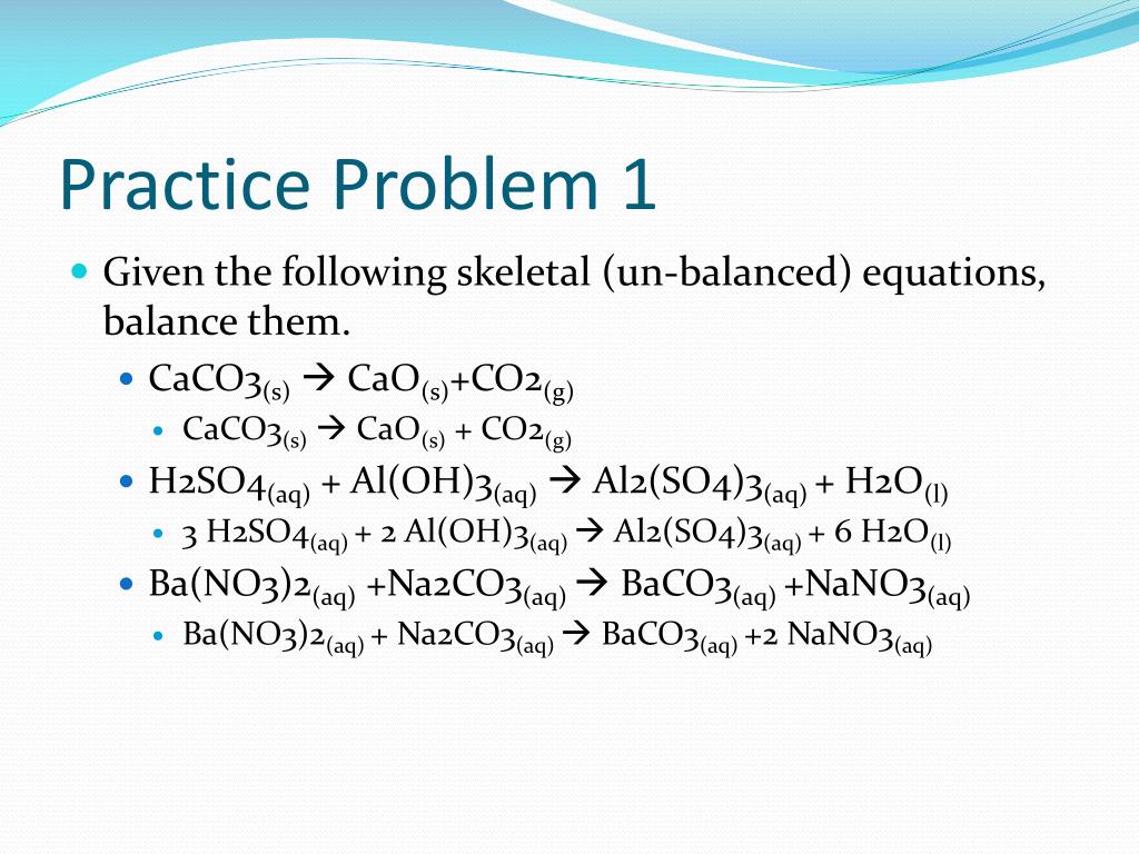 PPT - Balancing Chemical Equations PowerPoint Presentation, free download -  ID:4396540