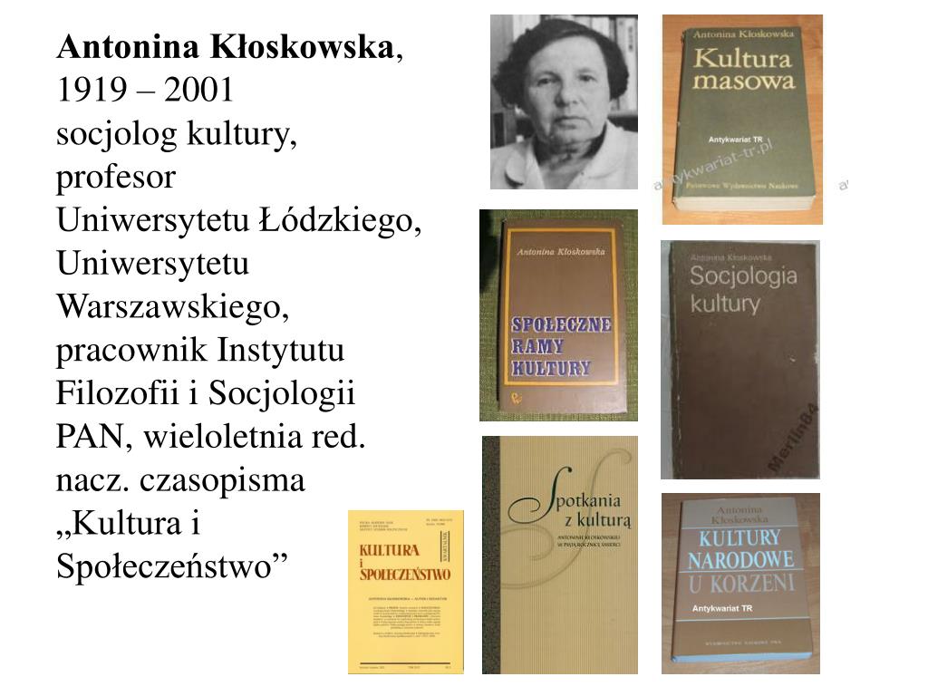 Antonina Kłoskowska Socjologia Kultury Pdf