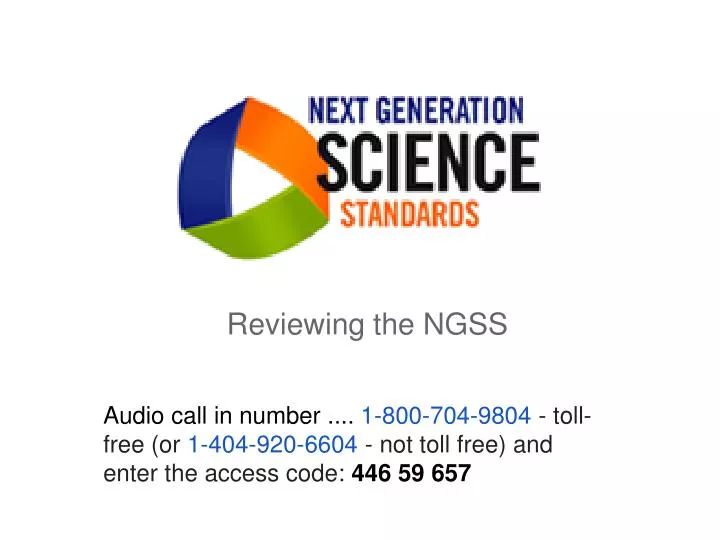 reviewing the ngss n.
