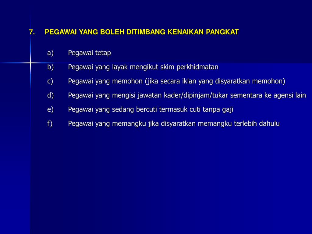 PPT JABATAN PELAJARAN JOHOR UNIT NAIK PANGKAT SEKTOR KHIDMAT