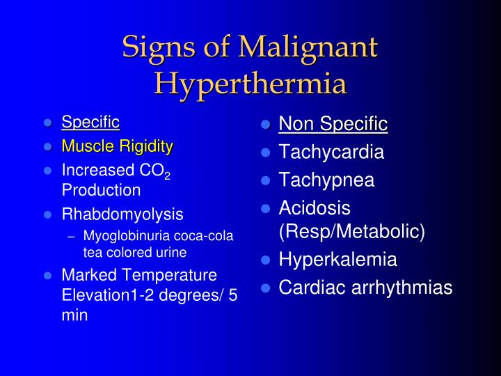 PPT - Malignant Hyperthermia A Review PowerPoint Presentation - ID:4400901