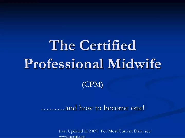 the certified professional midwife n.