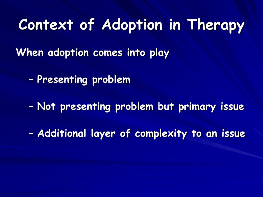 PPT - Core Clinical Issues in Foster Care and Adoption PowerPoint ...