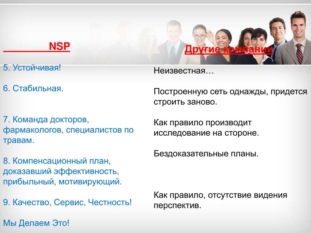 Стабильная 6. Команда НСП. НСП бизнес который вам нужен. Печать эффективность доказана. Как построить стабильную компанию.