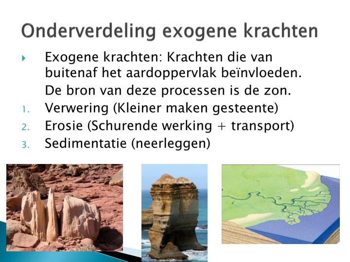 PPT - P2.3: Verwering en erosie PowerPoint Presentation - ID:4404434