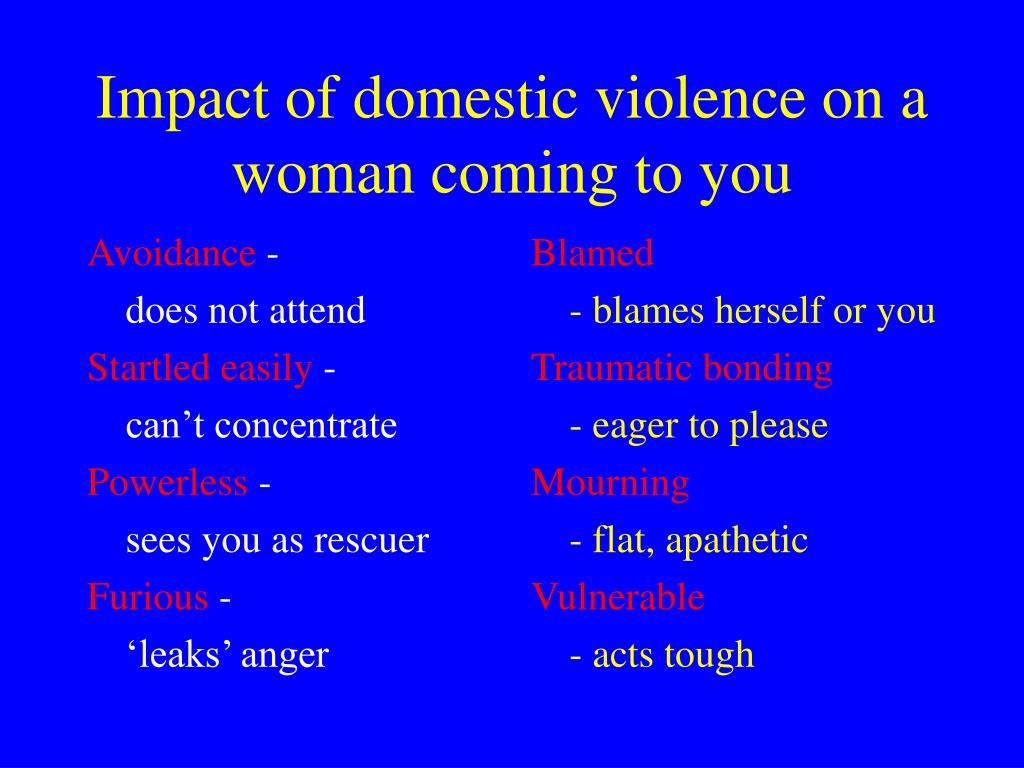 Ppt Managing The Mental Health Effects Of Domestic Violence Powerpoint Presentation Id 4405137