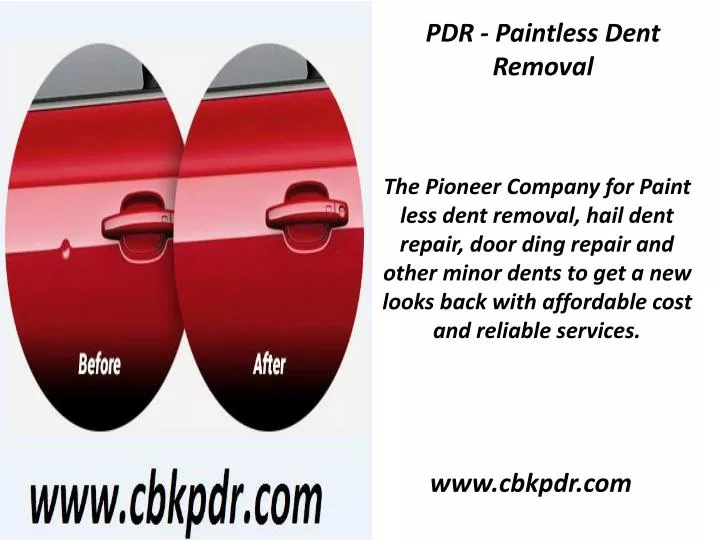 Ppt Pdr Paintless Dent Removal Powerpoint Presentation Free