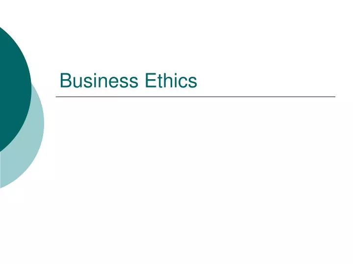 ethics n business ethics n business