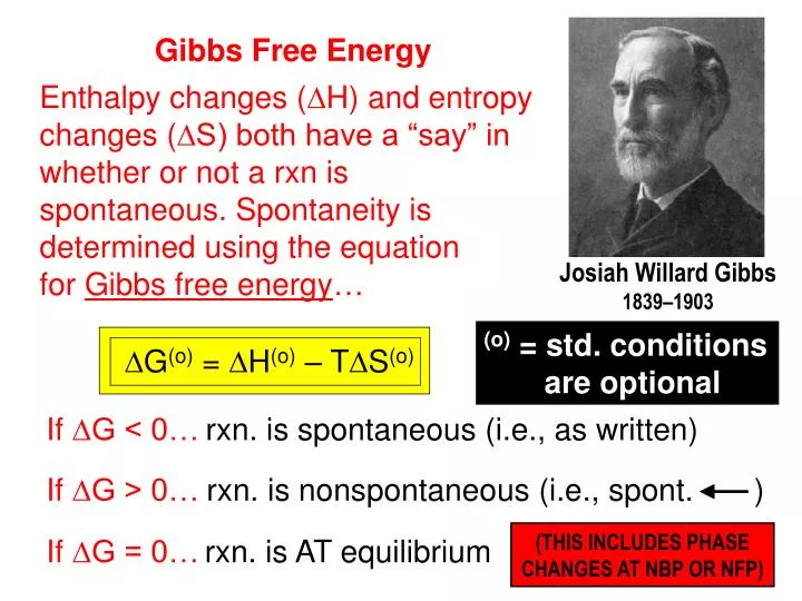 PPT - Gibbs Free Energy PowerPoint Presentation, free download - ID:4407620