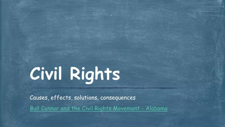 civil rights n.