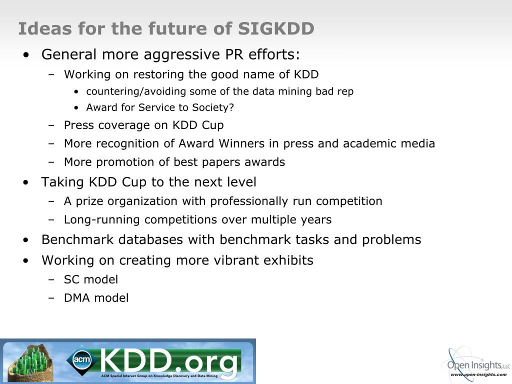 PPT SIGKDD and the KDD Conference The road ahead PowerPoint