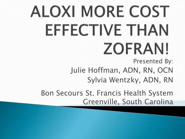 Zofran costs