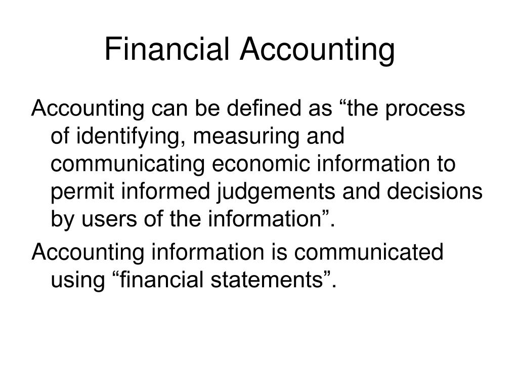 research financial accounting definition