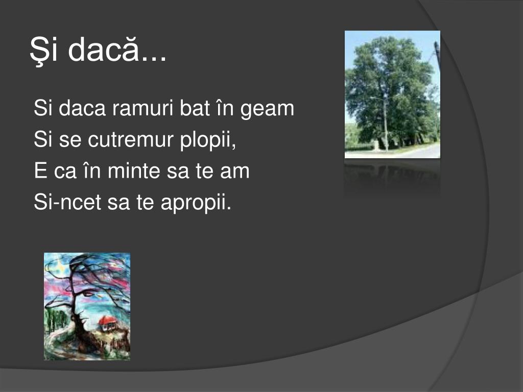 PPT - Şi dacă... -De Mihai Eminescu PowerPoint Presentation, free download  - ID:4409728