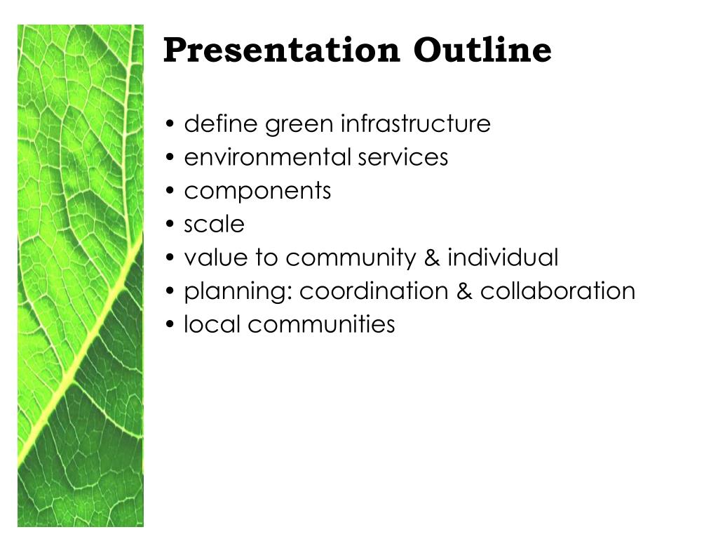 PPT - Green Infrastructure An Introduction PowerPoint Presentation ...