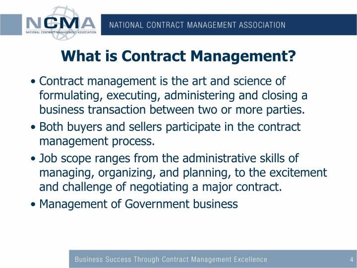 PPT - Contract Management & National Contract Management Association ...
