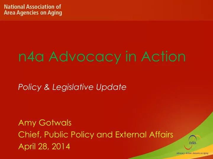 n4a advocacy in action n.