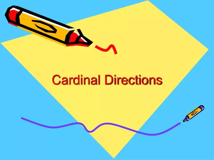 cardinal directions n.