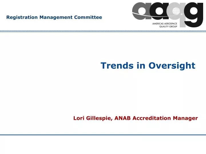 PPT - Trends in Oversight PowerPoint Presentation, free download - ID ...
