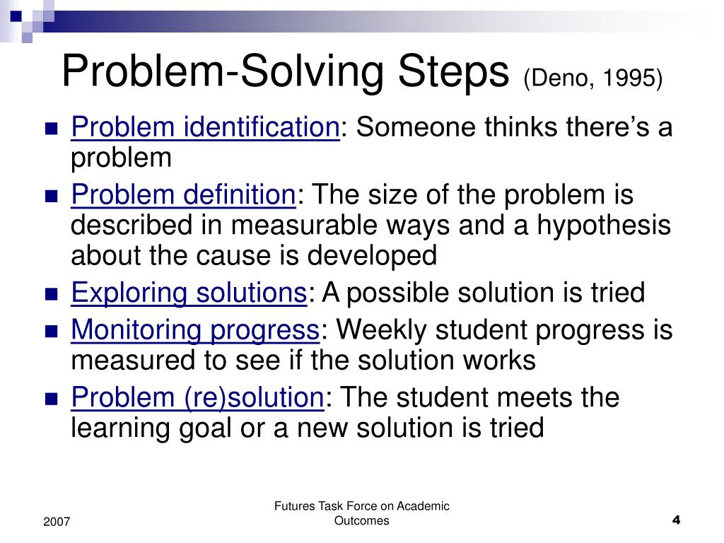 simple definition of problem solving
