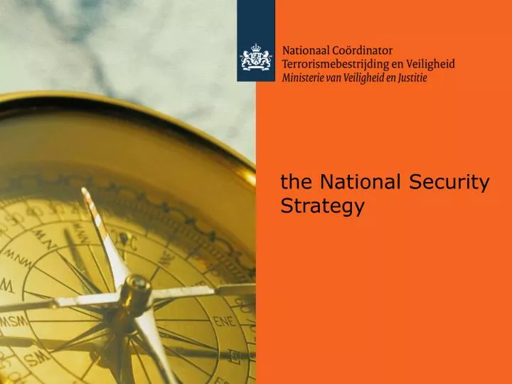 PPT the National Security Strategy PowerPoint Presentation, free